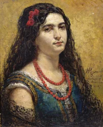 Španělská žena, 1870